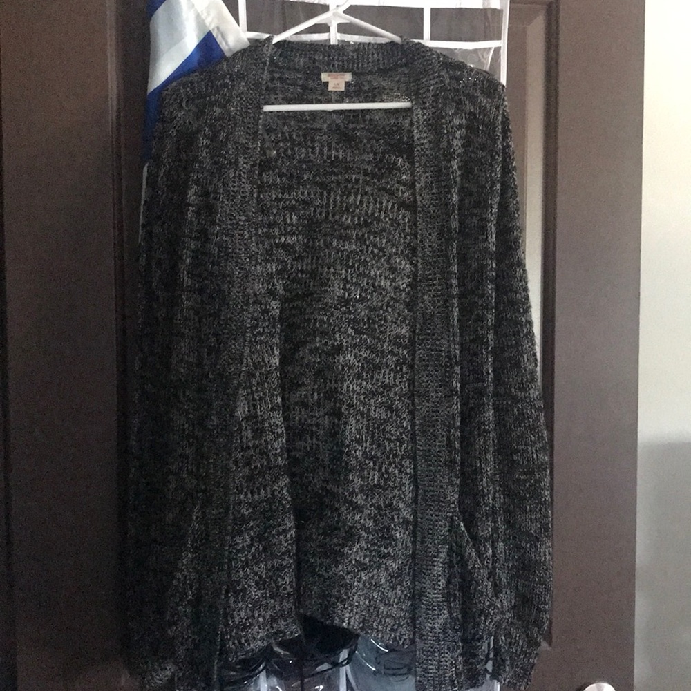 Black and Grey Cardigan